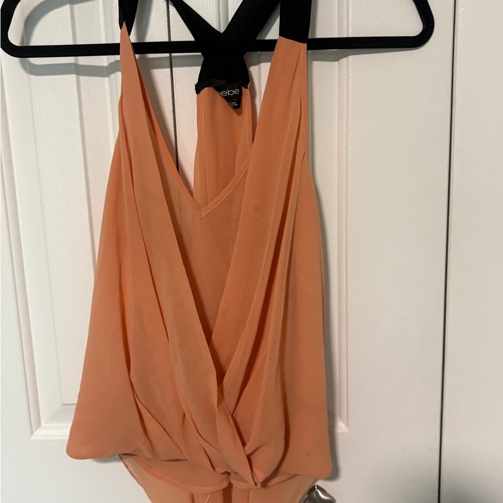 Bebe Women's Peach Bodysuit